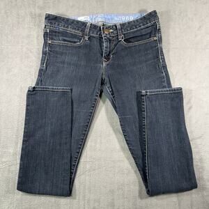 Gap 1969 Jeans Blue Women Size 28/6 Stretch Skinny Casual